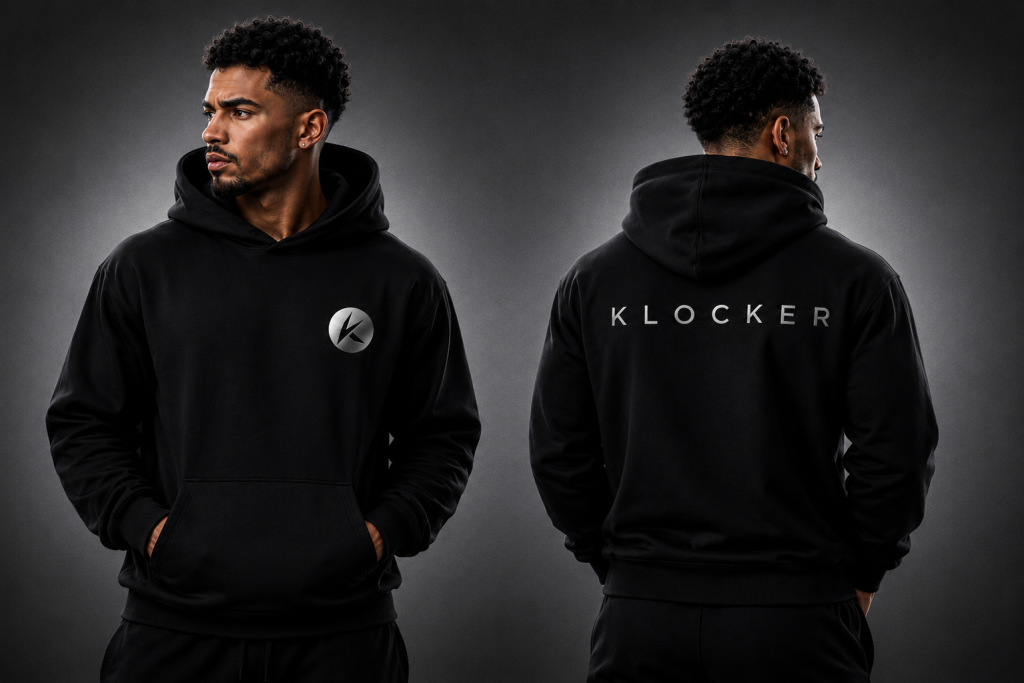 KLOCKER Premium Hoodie Black